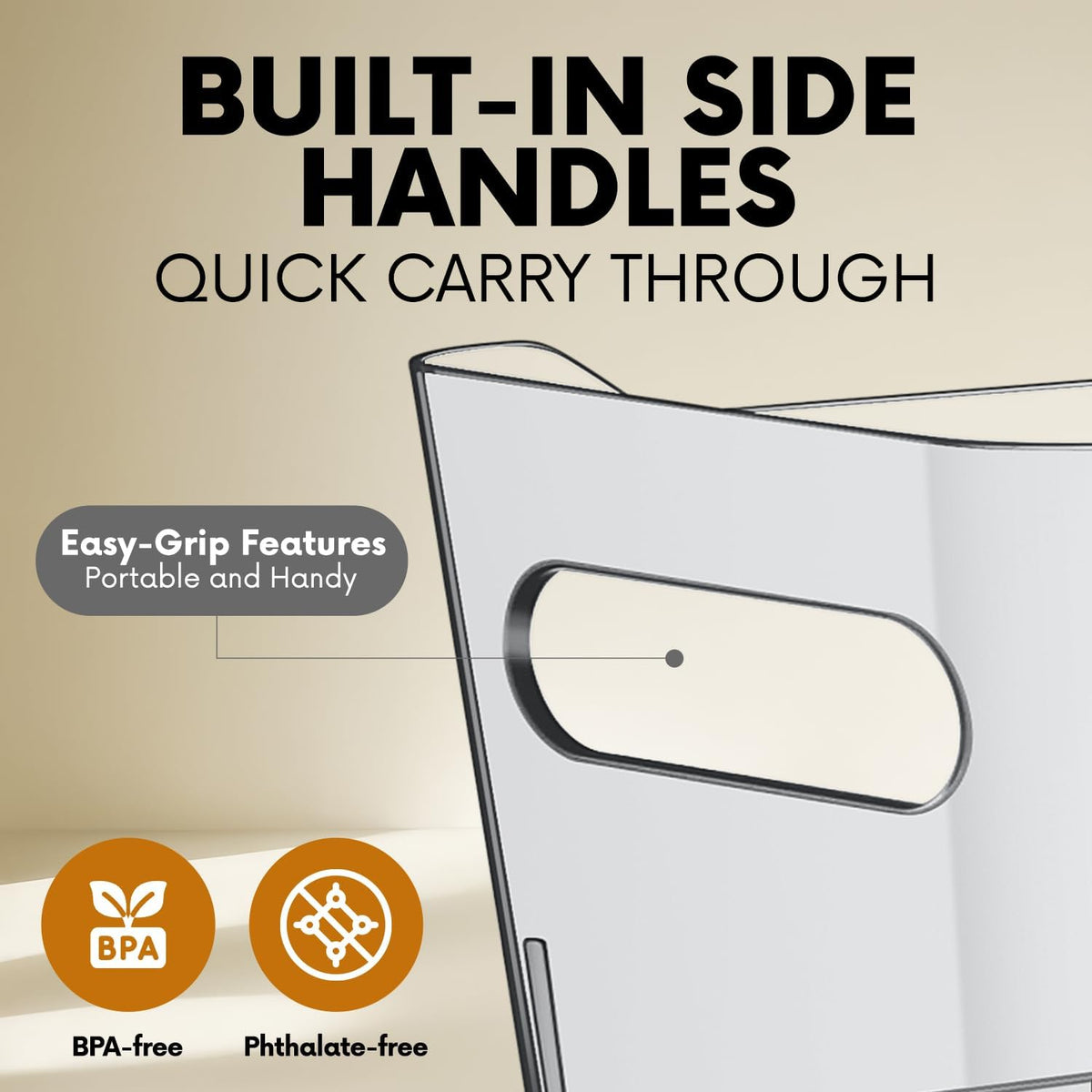 Clear Storage Bins, Pantry Organizers and Storage Containers Fridge Organizer Bins Kitchen