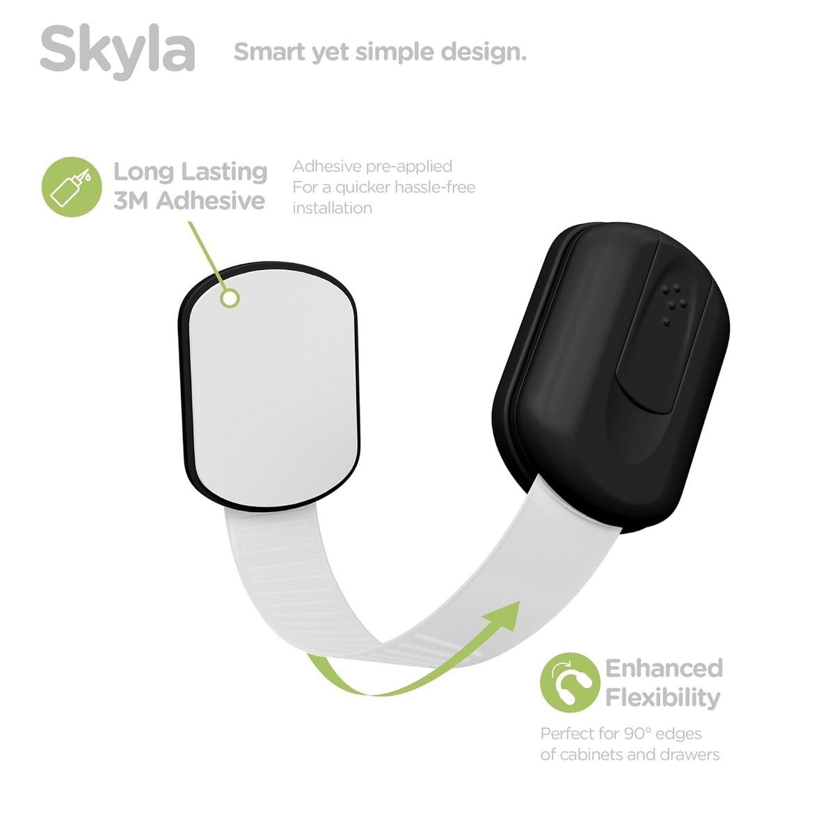 Baby Proofing Child Safety Locks (16 Pack) by Skyla Homes - The Safest, Quickest and Easiest 3M