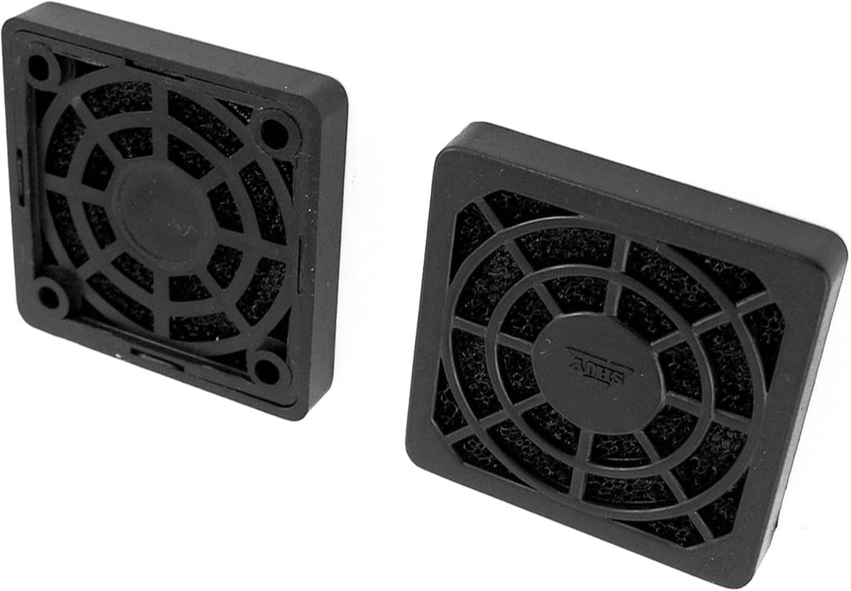 uxcell 40mm Desktop Computer Fan Dust Filter Grills Dustproof Case Cover, Plastic Square PC Fan