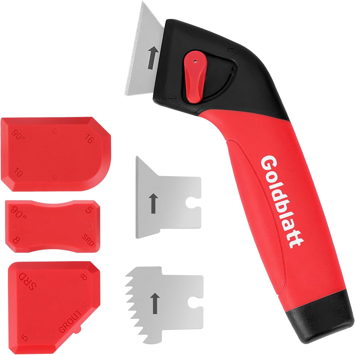 Goldblatt Caulk Remover Tool, Grout Removal Tool, Caulking Tool, Silicone Caulking Tool Kit