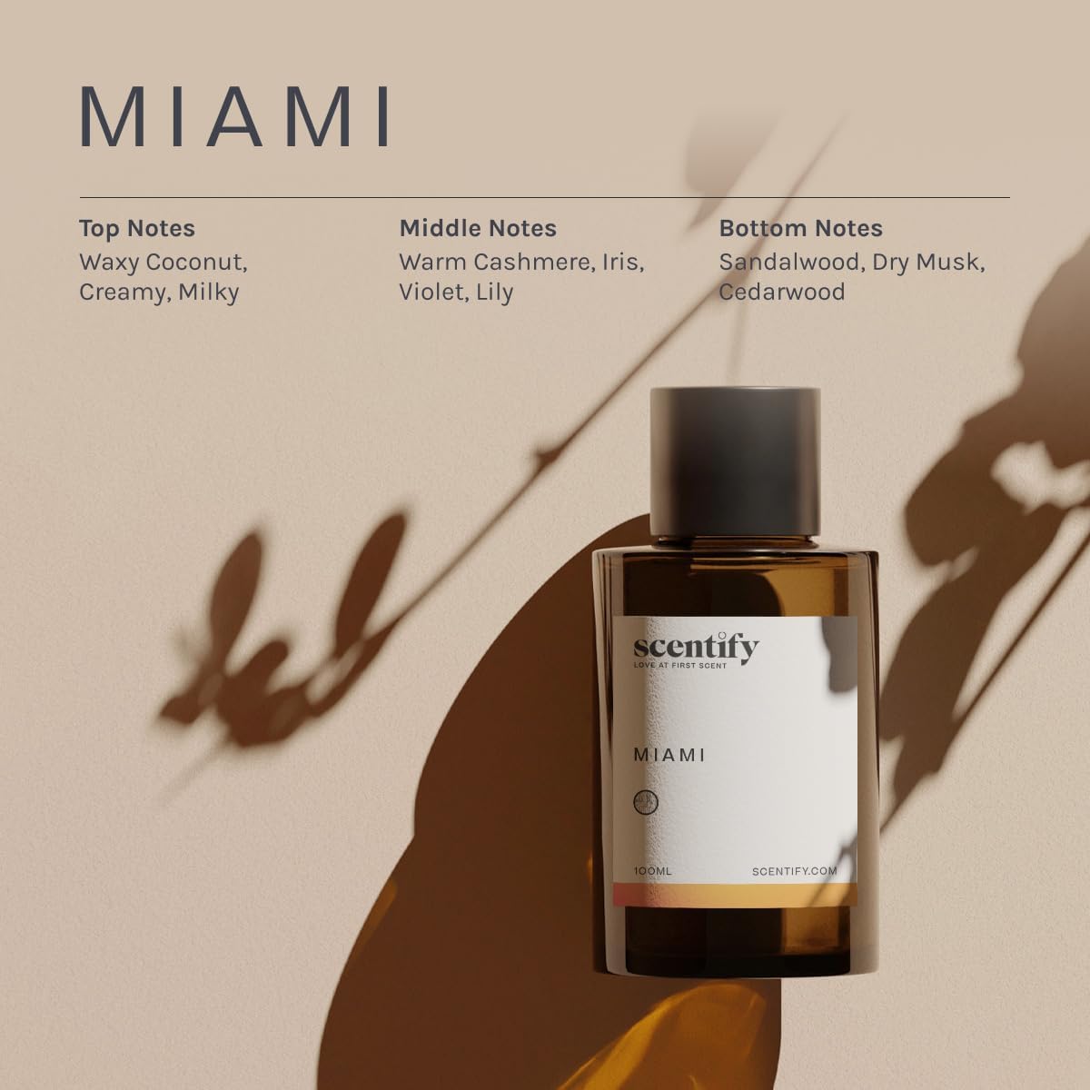 Scentify 5th Ave Aroma Oil Refill Scent for Oil Diffusers - Bergamot, Floral, Gardenia Scents