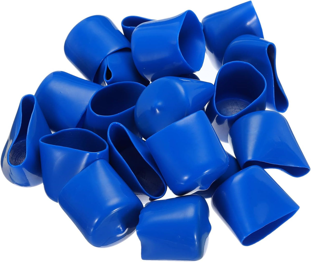 uxcell 20pcs Rubber End Caps 34mm ID Vinyl PVC Round Tube Bolt Cap Cover Screw Thread Protectors