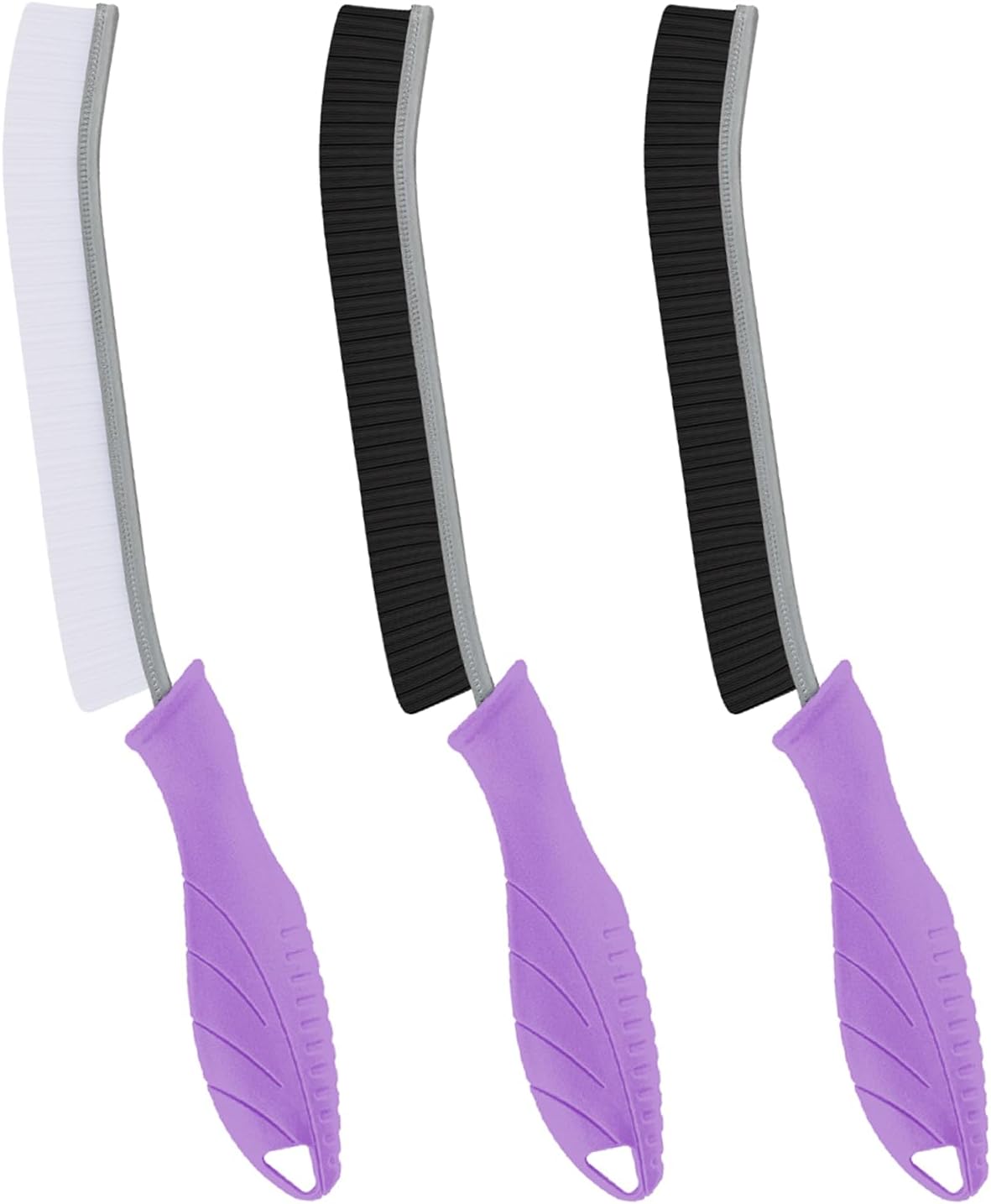 Hard Bristle Crevice Cleaning Brush-Thin Gap Scrub Brush, Small Cleaning Brush, Grout Brush