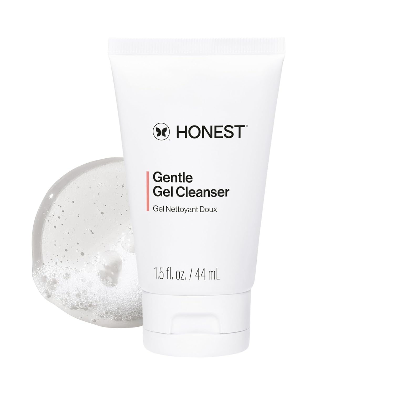 Honest Beauty Mini Gentle Gel Daily Face Cleanser | Calms, Refreshes, + Hydrates | Vegan + Safe for