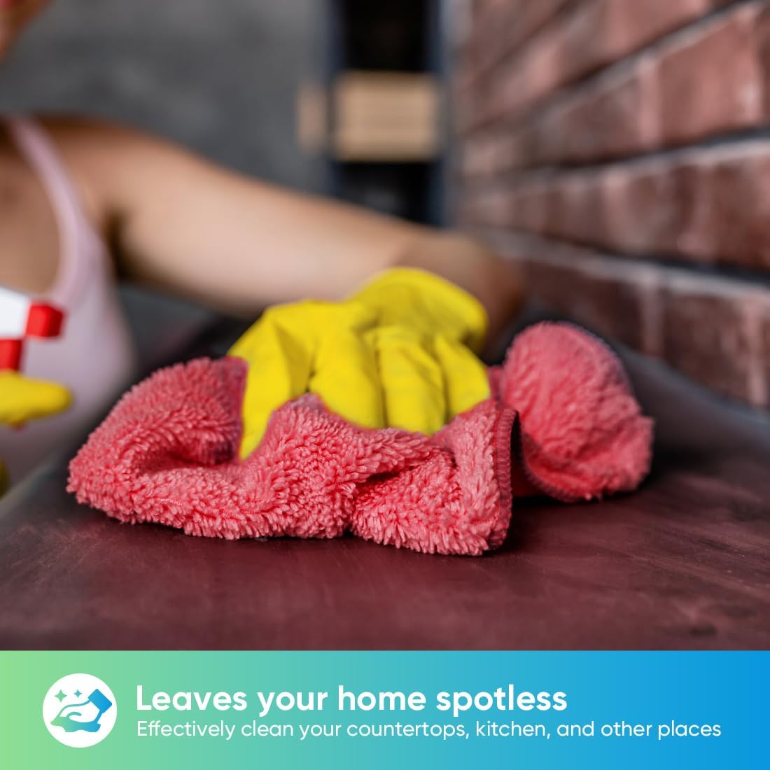 HOMEXCEL Red Microfiber Cleaning Cloth, 12 Pack Premium Microfiber Towels for Cars, Lint Free