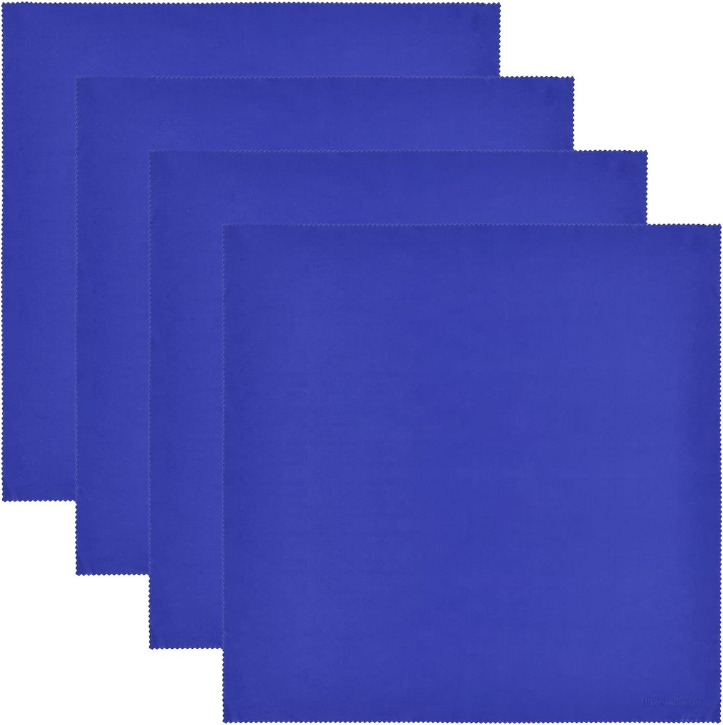 Wisdompro Extra Large 4-Pack Microfiber Cleaning Cloth For Laptop, LCD TV, Computer Screen