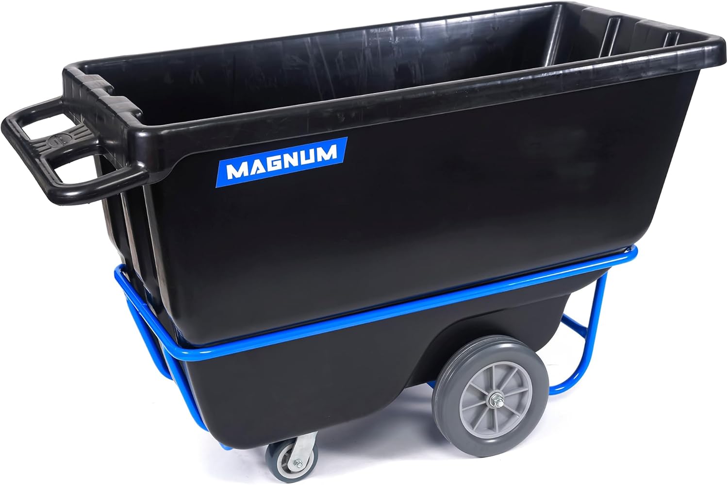 Tilt Truck, 1/2 Cu. Yd. Capacity Dump Cart with Non-Marking 12” Wheels & 5” Casters & Forklift-able