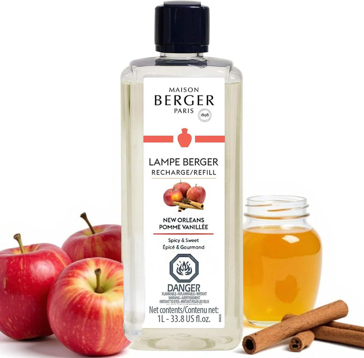 New Orleans - Lampe Berger Fragrance Refill for Home Fragrance Oil Diffuser - 33.8 Fluid Ounces - 1