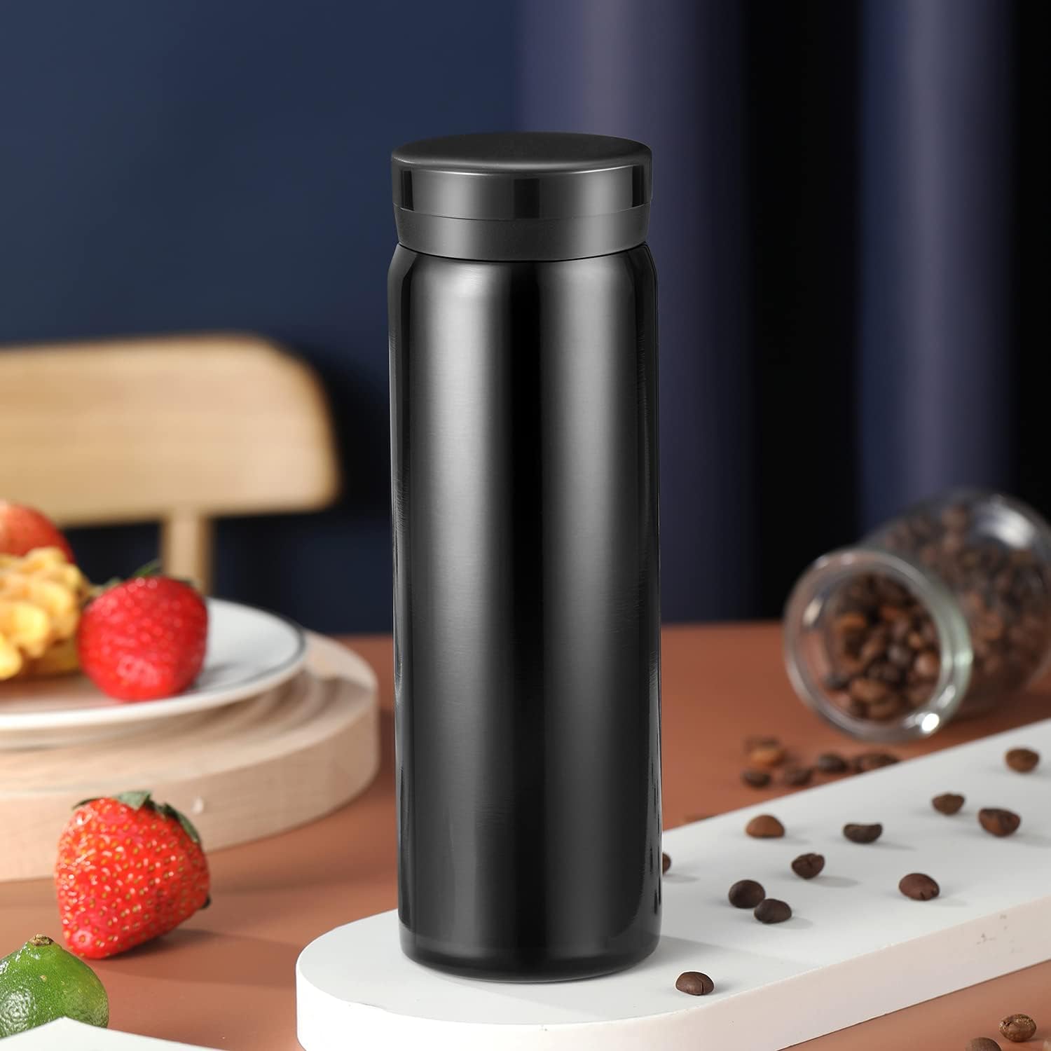 Mini Thermos Cute Water Bottle - 7 oz Tiny Insulated Vacuum 18/10 Stainless Steel Small Flask