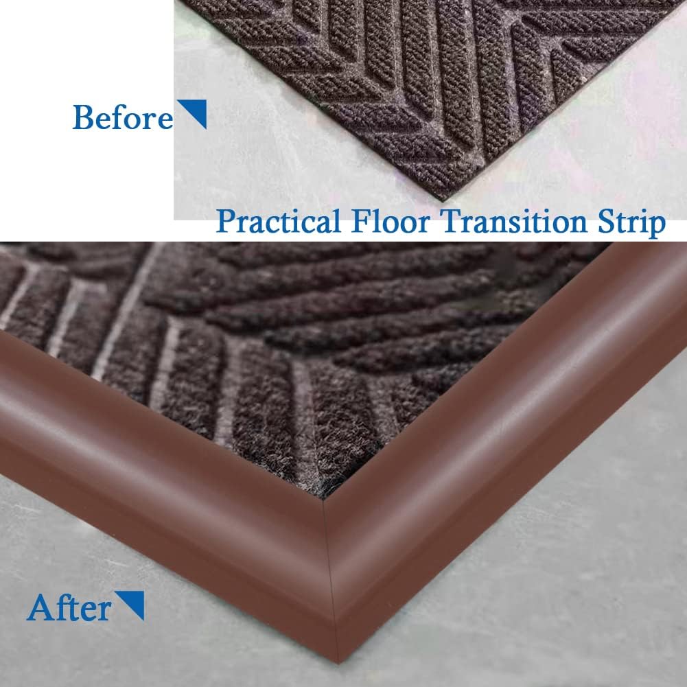 Floor Transition Strip Self Adhesive Carpet & Flooring Transitions Edging Trim Strip PVC Threshold