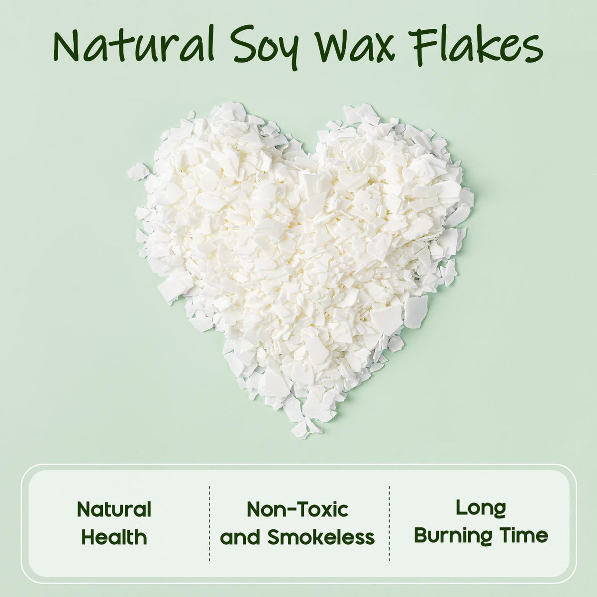 UNOTENA Soy Wax Flakes for Candle Making, Natural Candle Wax, Farm-Sourced, No Additives, Safe and