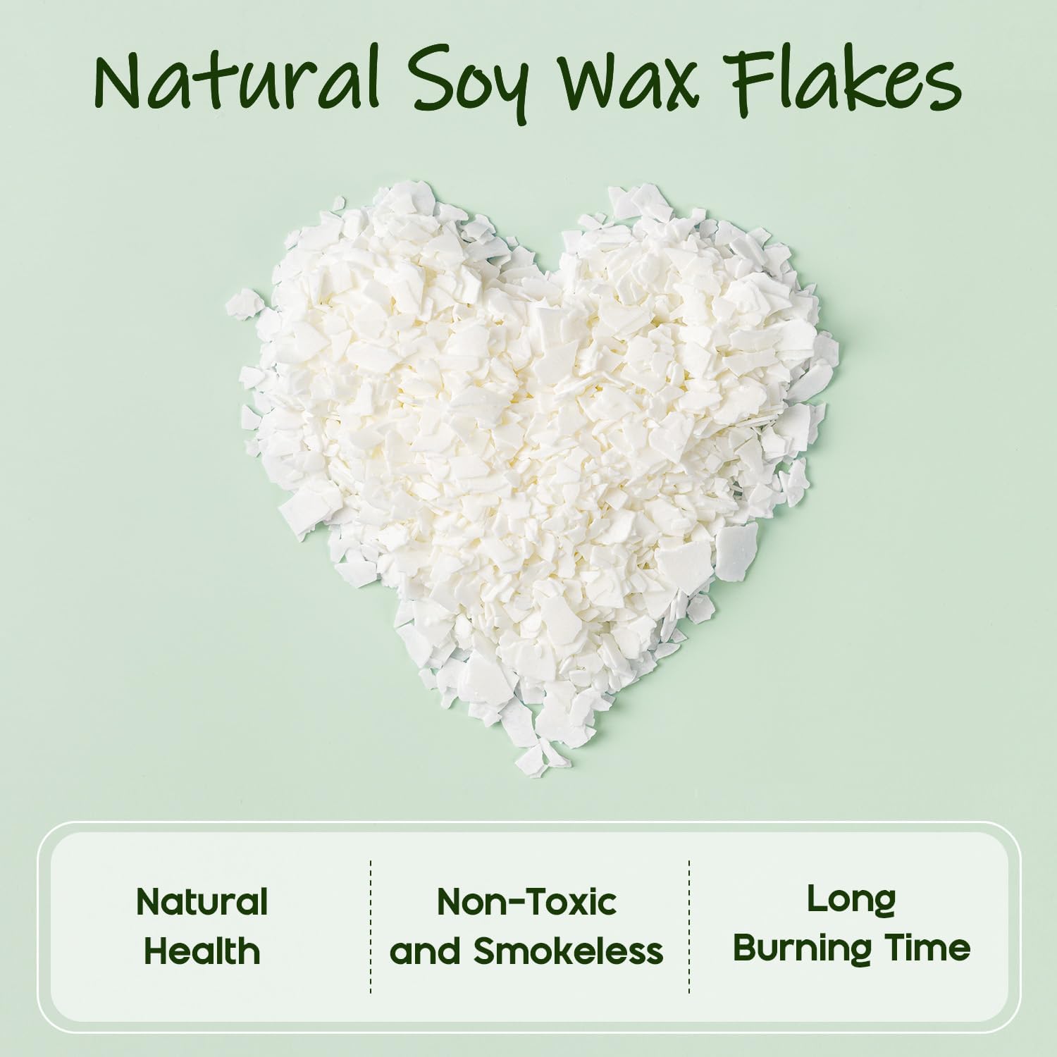 UNOTENA Soy Wax Flakes for Candle Making, Natural Candle Wax, Farm-Sourced, No Additives, Safe and