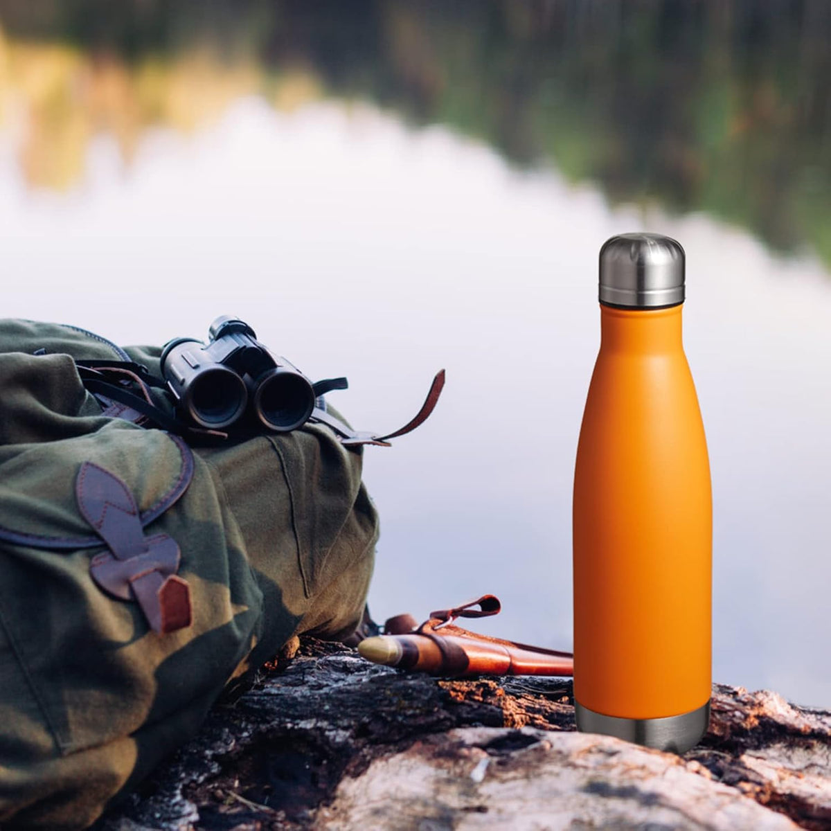 MEWAY 17oz Sport Water Bottle 12 Pack Vacuum Insulated Stainless Steel Leak-Proof Double Wall Cola