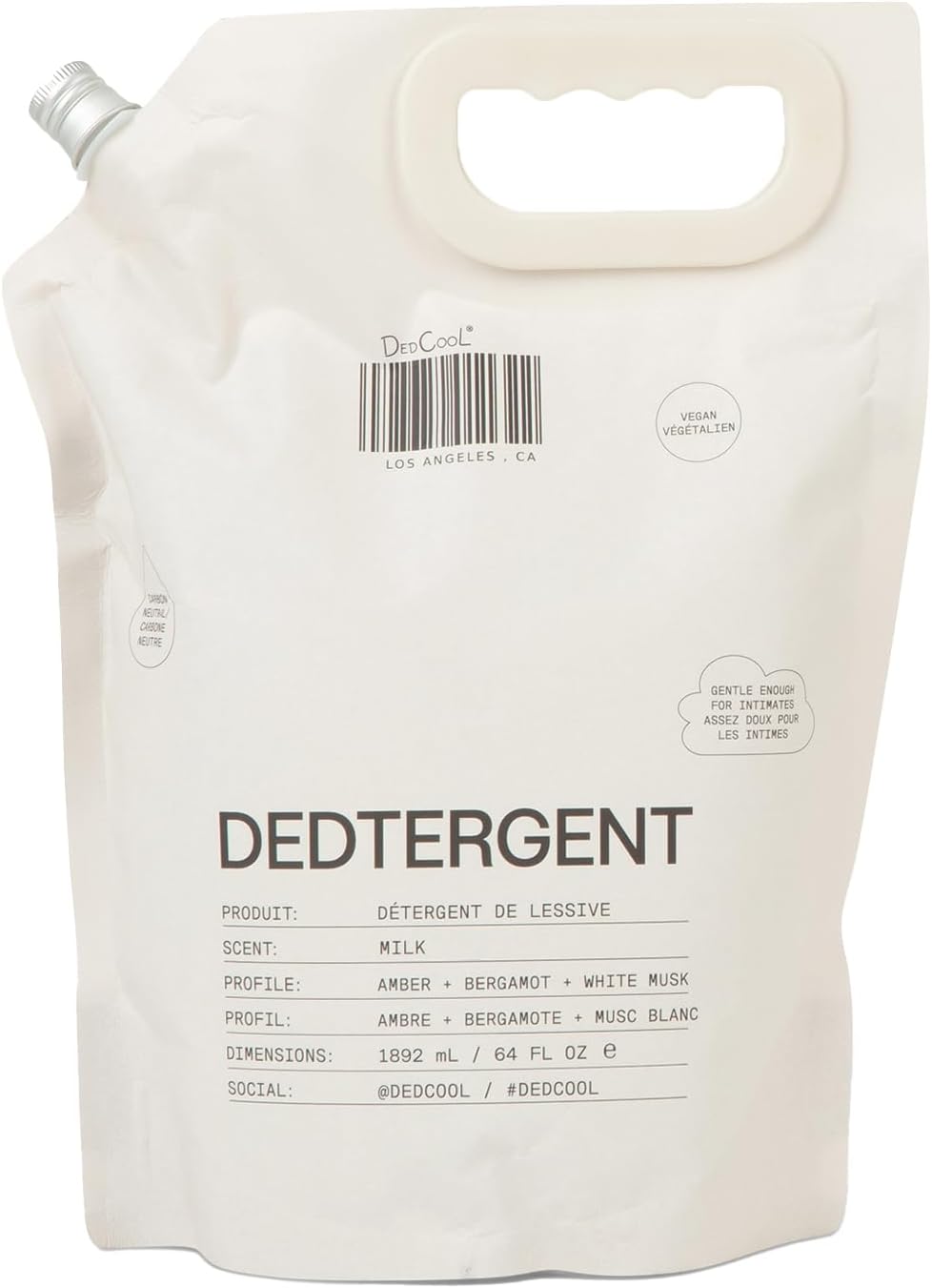 DedCool Liquid Laundry Dedtergent | Milk | Luxurious Fragrance Detergent | Removes Stains | Infused
