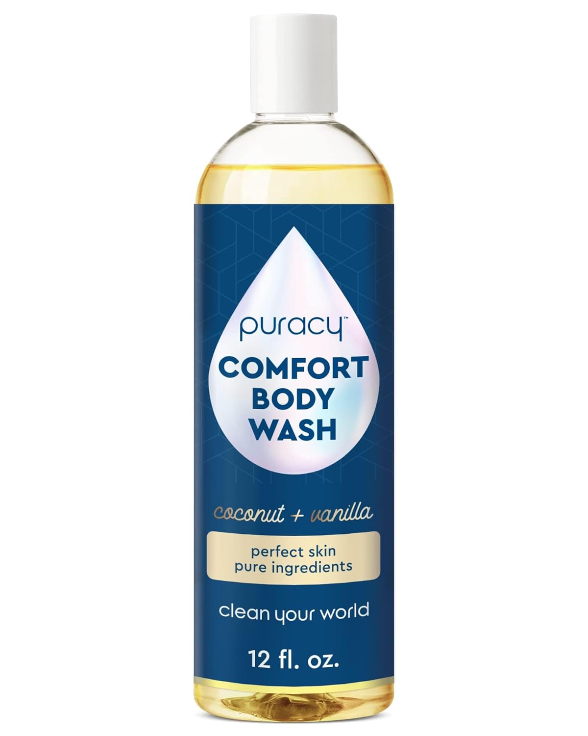 Puracy Body Wash, Natural Body Wash, 98.6% Pure Plant Ingredients, Moisturizing Shower Gel for