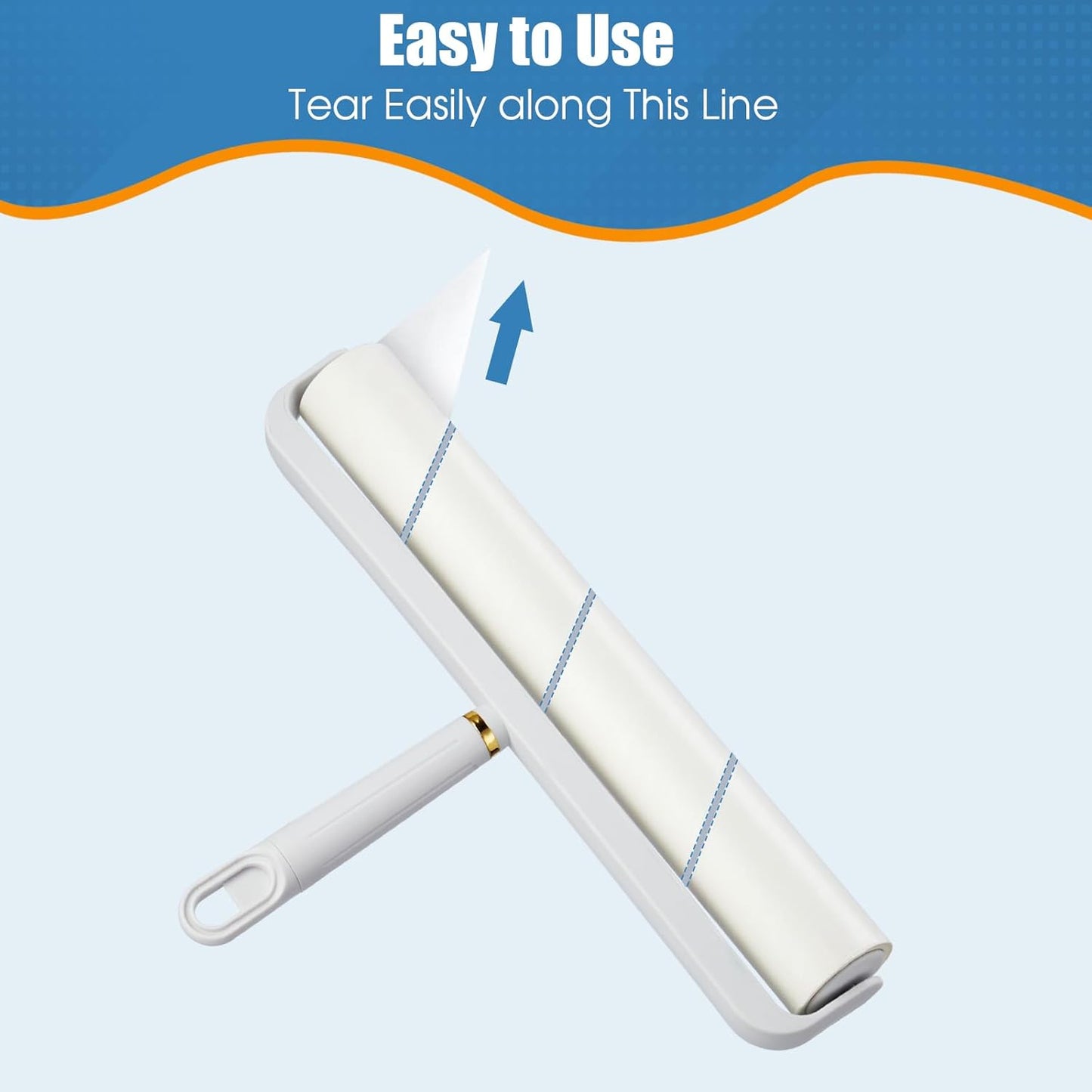 14.17" Lint Roller Refills, Extreme Sticky Large Surface Lint Roller for Cleaning Pet Hair, Wall