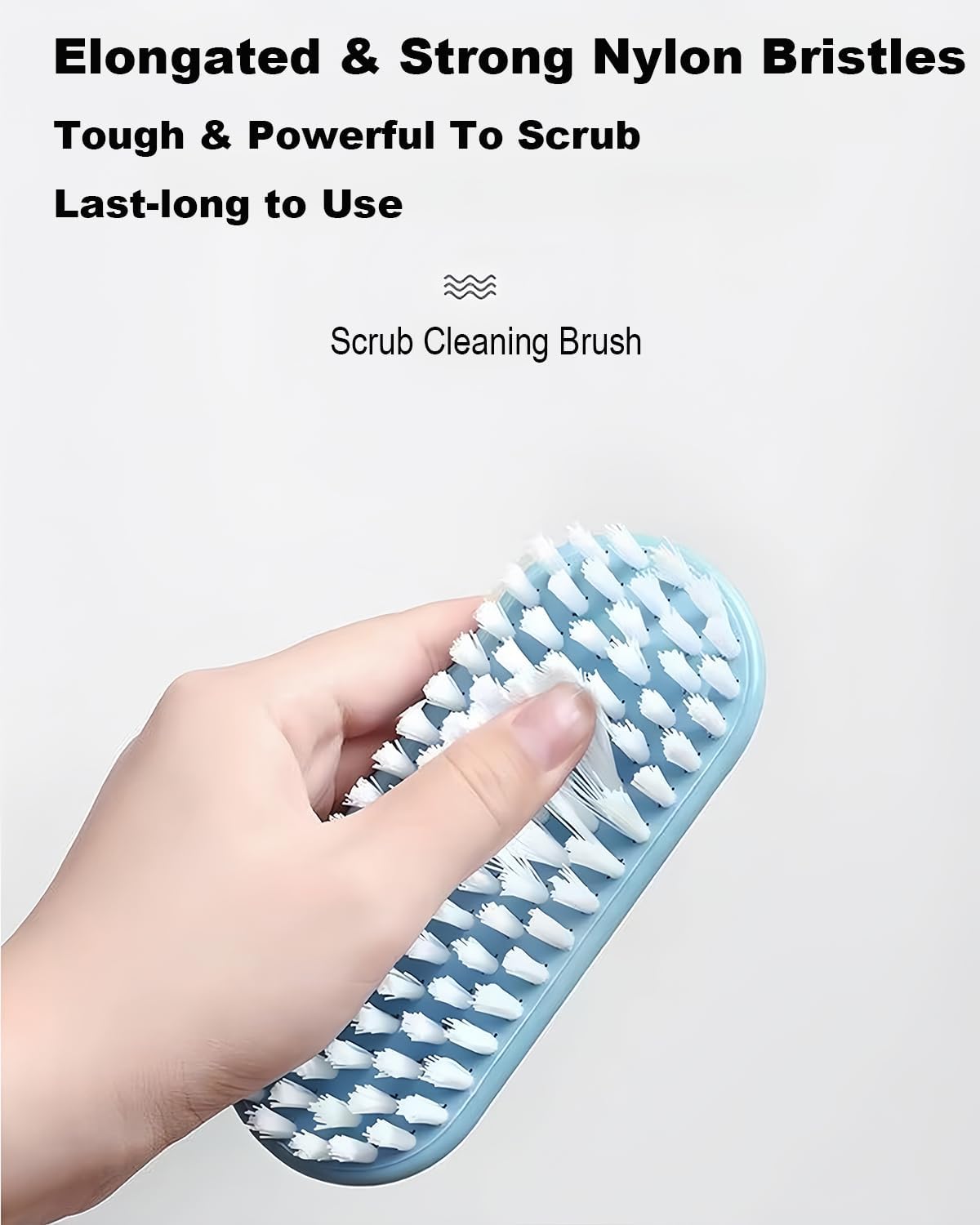 Scrub Brush for Cleaning-3 Pack Scrubbing Brushes Heavy Duty Multi-Purpose Household Cleaning Brush