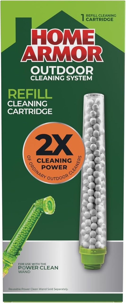 Home Armor Refill Cleaning Cartridge, 1 Pack, For Use with the Power Clean Wand, 2X Cleaning Power