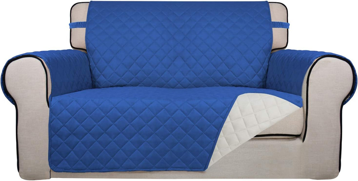 PureFit Reversible Quilted Sofa Cover, Water Resistant Slipcover Furniture Protector, Washable