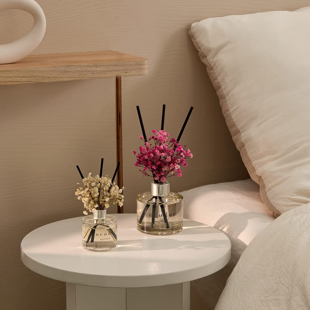 COCODOR Flower Reed Diffuser Set / 6.7oz / White Jasmine/Scent Diffuser with Sticks – view 7