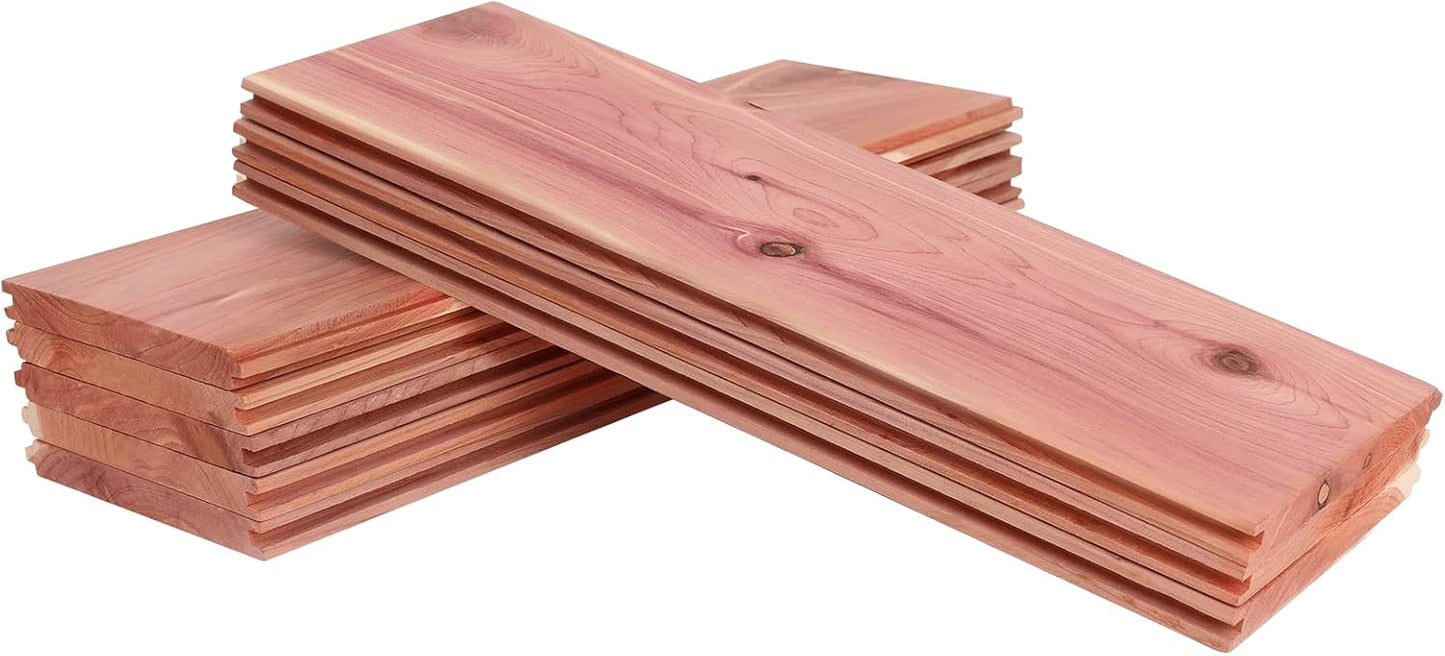 Homode Cedar Closet Liner Planks, Set of 8 Drawer Liners, Tongue and Groove, Aromatic Cedar Wood