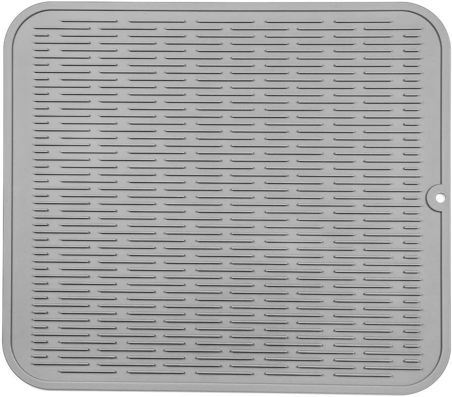 Silicone Dish Drying Mat for Multiple Usage,Easy clean,Eco-friendly,Heat-resistant Silicone Mat for