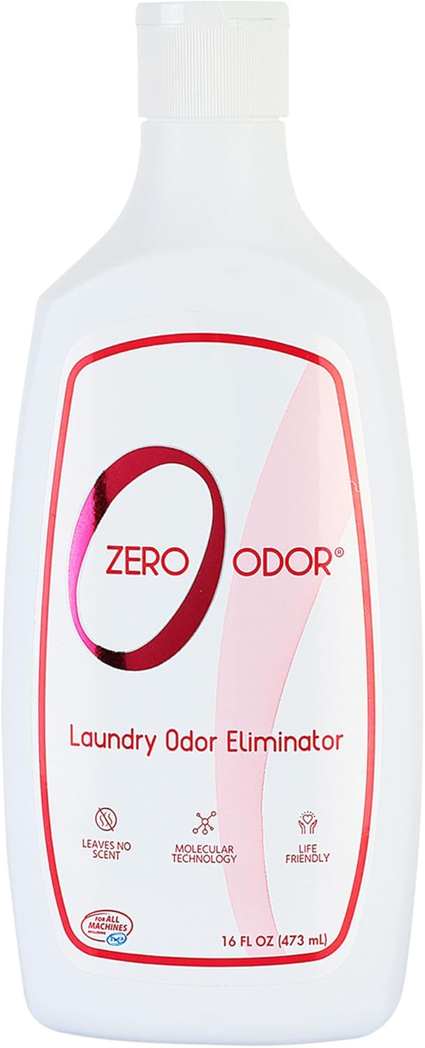 Zero Odor – Laundry Odor Eliminator - Permanently Eliminate laundry Odor – Patented Molecular