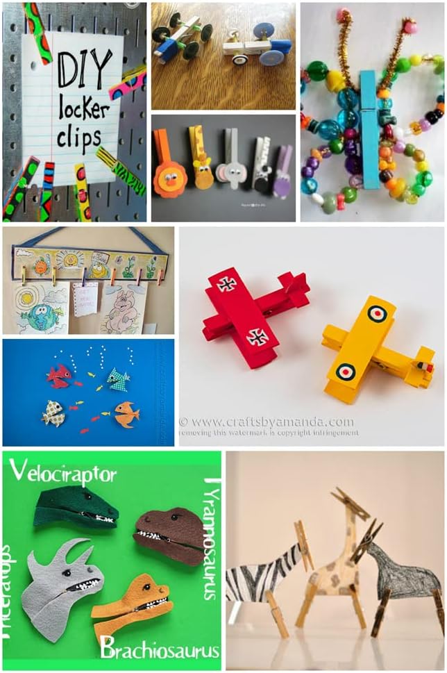 1.9 Inch Blue Clothespins Wall Decor Hang Pictures Artwork Kitchen Clips for Chip Bags with Sturdy