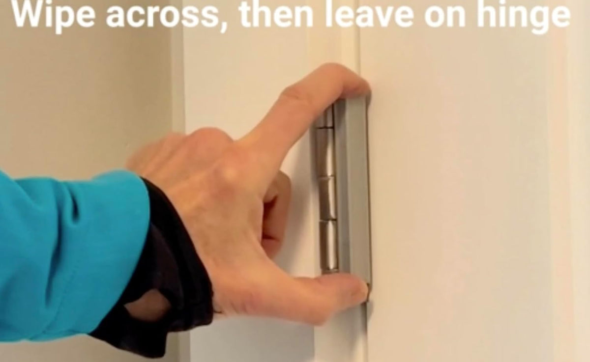 The First-of-Its-Kind Lubricant Cartridge for Squeaky Door Hinges. Mess-Free, Odorless, Sprayless &