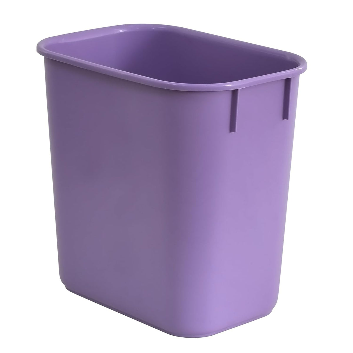 Acrimet Wastebasket, Deskside Bin, 3.25 Gallon/13 Quart/ 12 Liter (Plastic) (Purple Color) (Set of