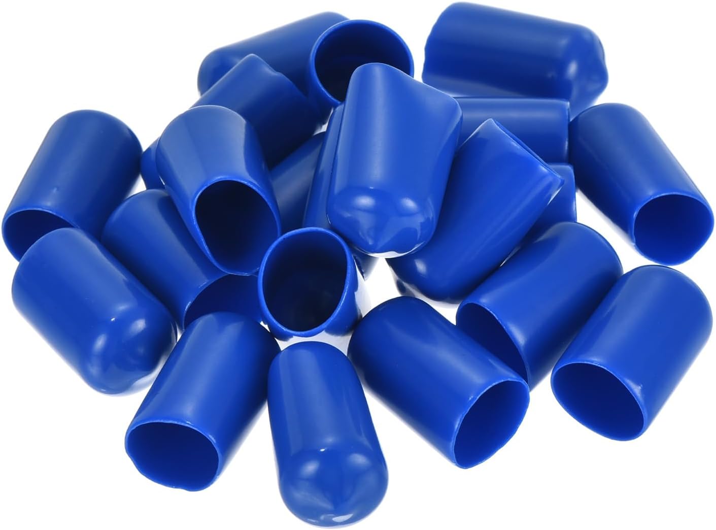 uxcell 20pcs Rubber End Caps 12mm(1/2 inch) ID Vinyl Round Tube Bolt Cap Cover Screw Thread