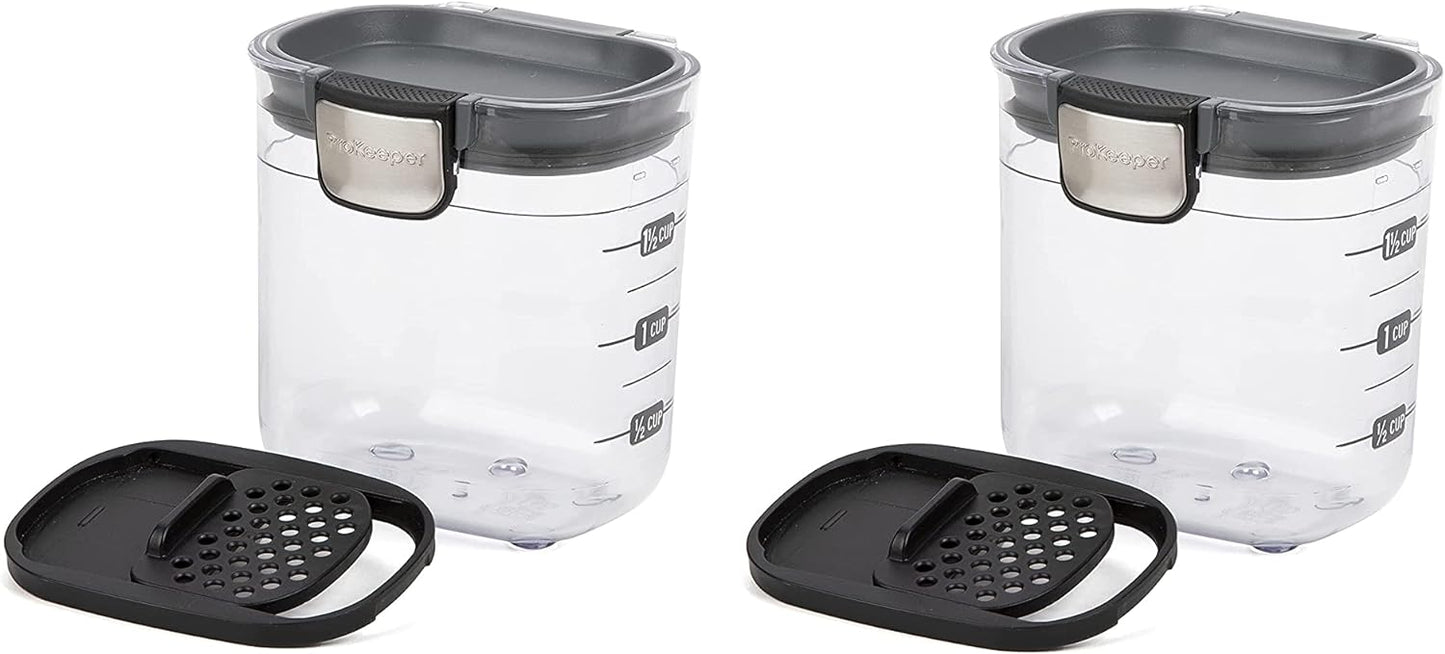 Progressive PKS-401 1.5 Cup Mini Prokeeper+ Airtight Silicone Seal Storage Container Great For