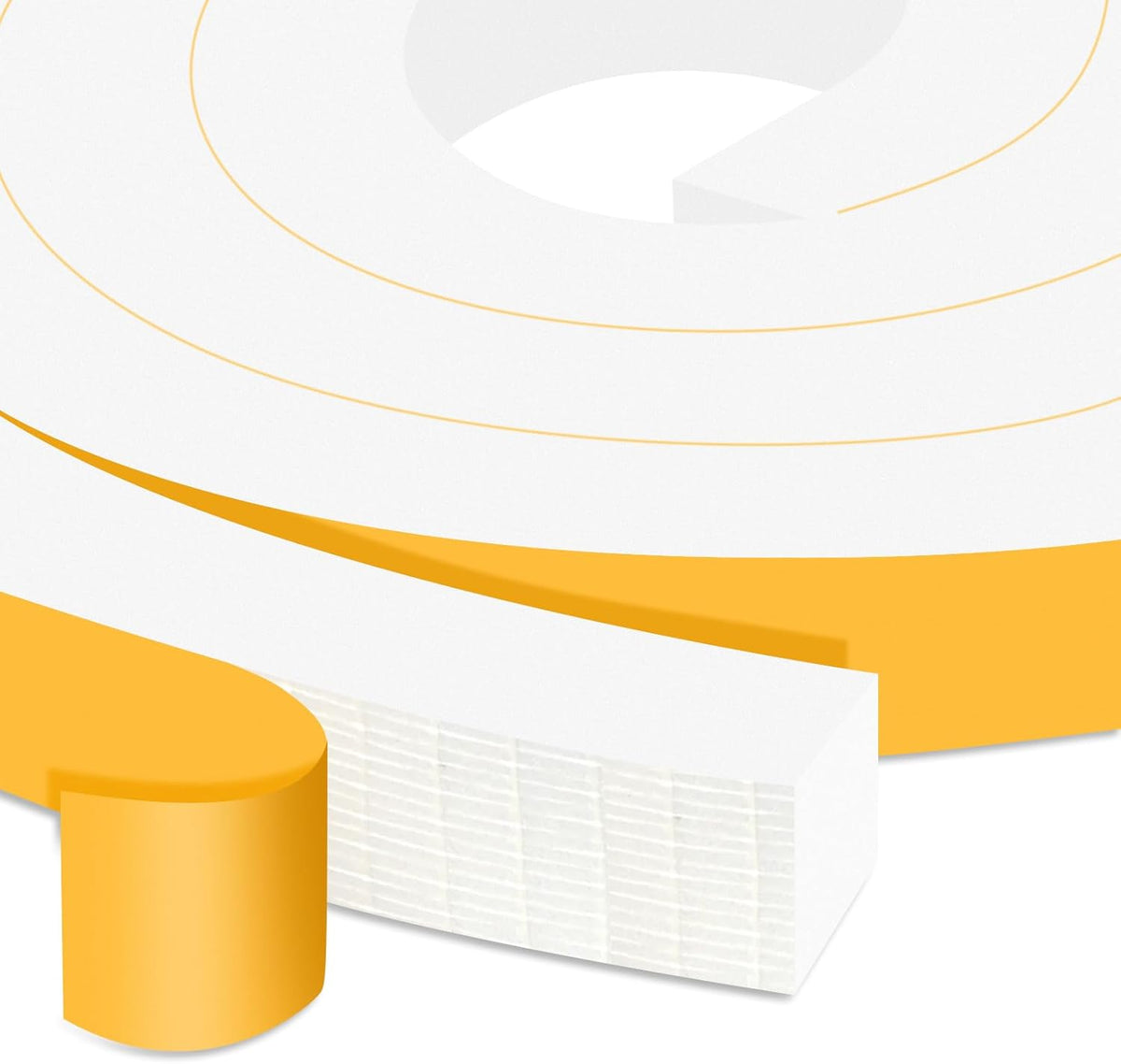 Weather Stripping Door Seal Strip, Strong Adhesive Doors and Windows Insulation Soundproof
