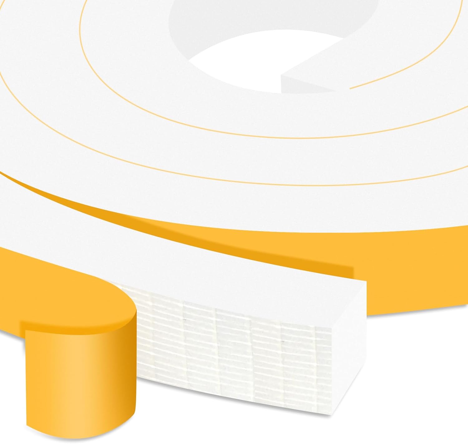 Weather Stripping Door Seal Strip, Strong Adhesive Doors and Windows Insulation Soundproof