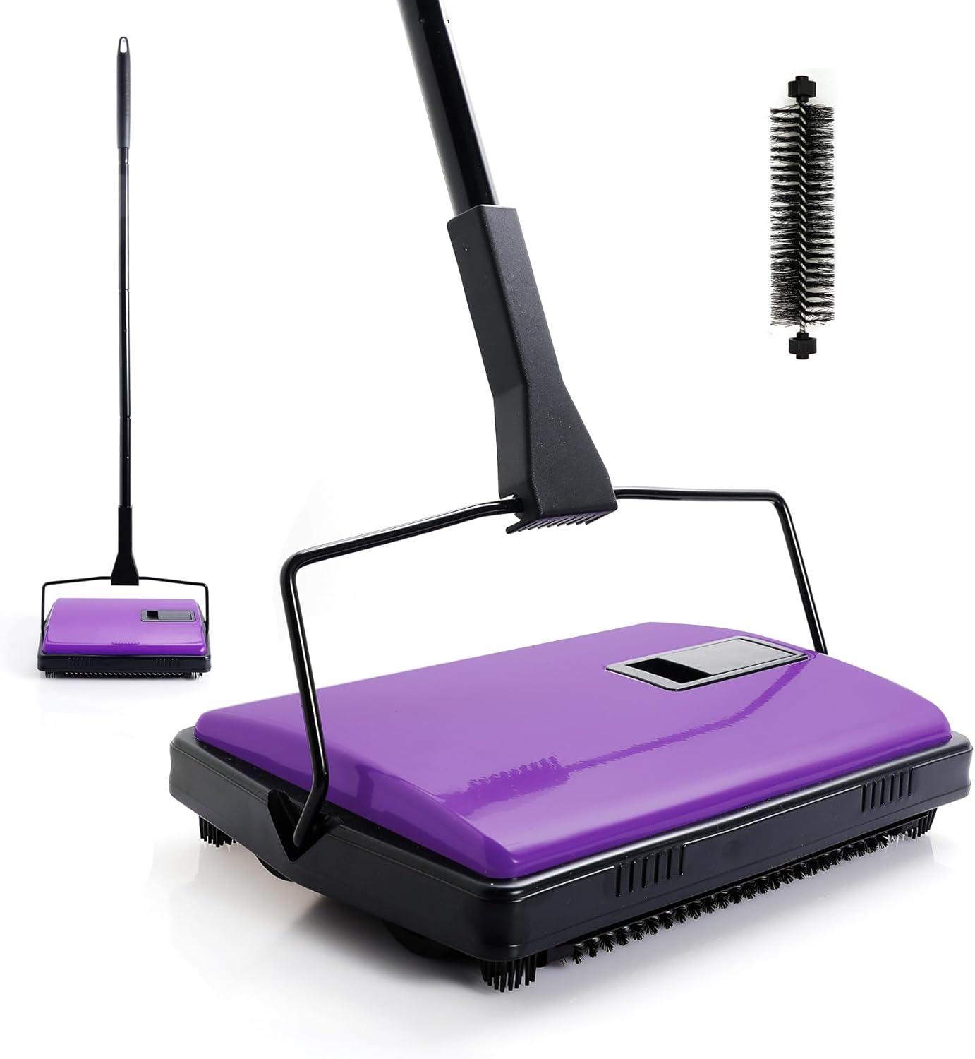 Yocada Carpet Sweeper Cleaner Manual Household Sweeper for Home Office Low&Undercoat Carpets Rugs