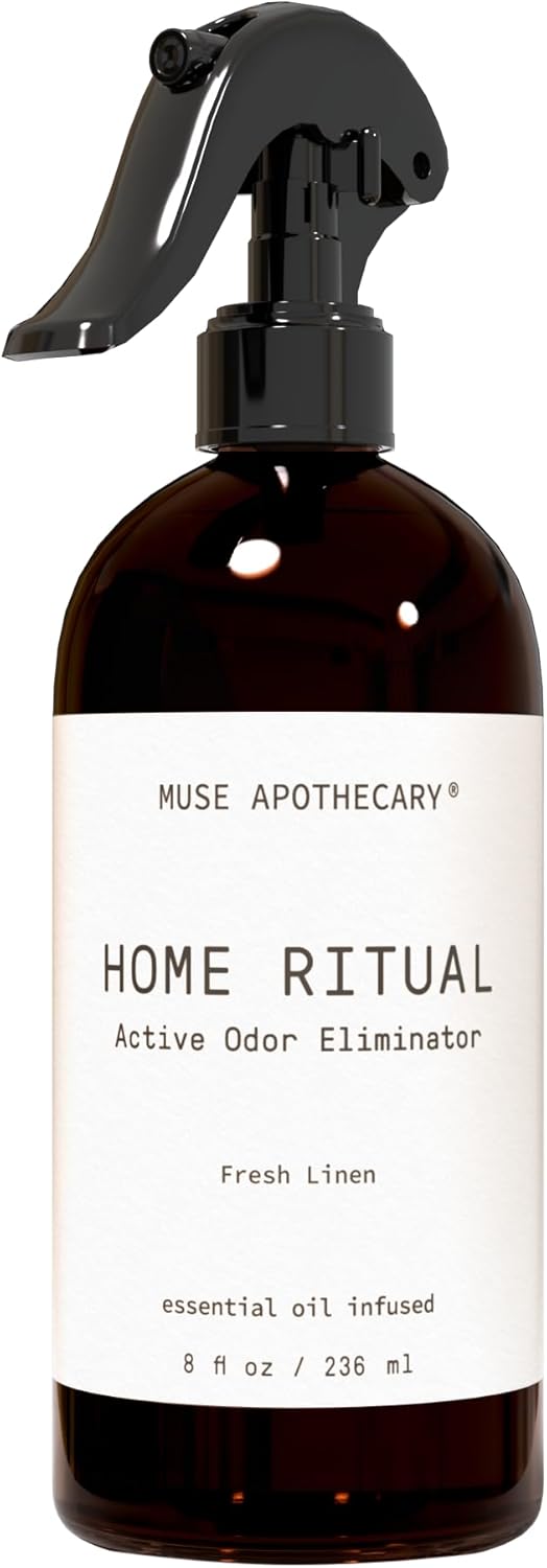 Muse Apothecary Home Ritual Active Odor Eliminator Spray - Furniture Deodorizer Spray & Bathroom