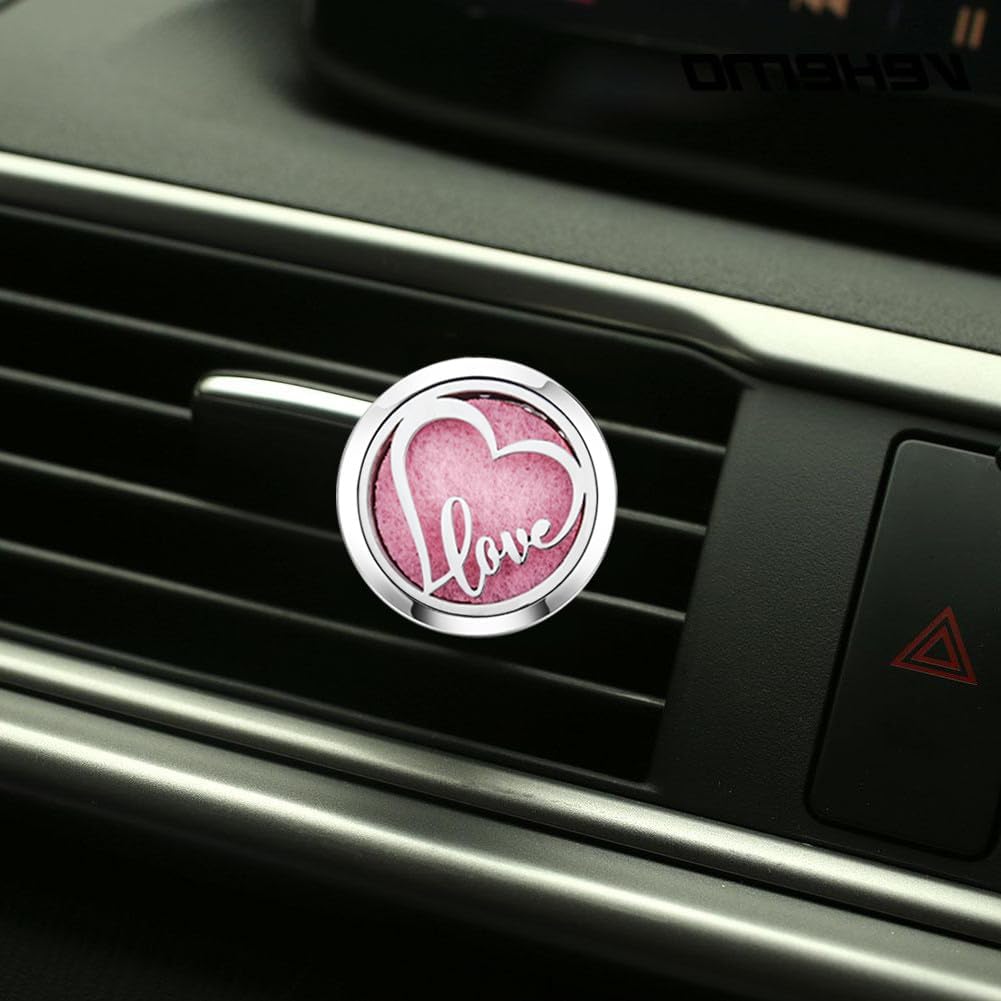 Essential Oil Car Diffuser Vent Clips Christmas Air Freshener Car Accessories for Women with 10
