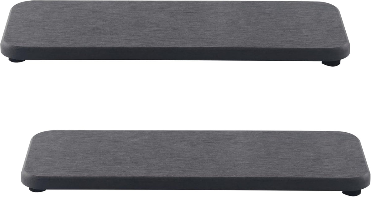2 Pcs Water Absorbing Stone Trays, Kitchen/Bathroom Sink Soap Dish, Diatomite Tray Used for Hand