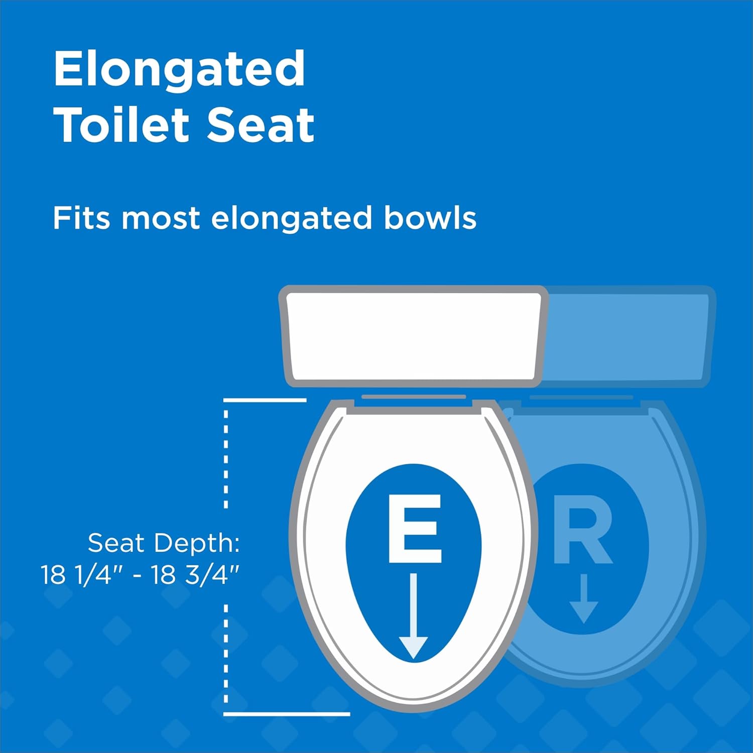 Gerber Universal Elongated Toilet Seat with Cover, Soft Close, Top Mount, Easy Install, Heavy-Duty