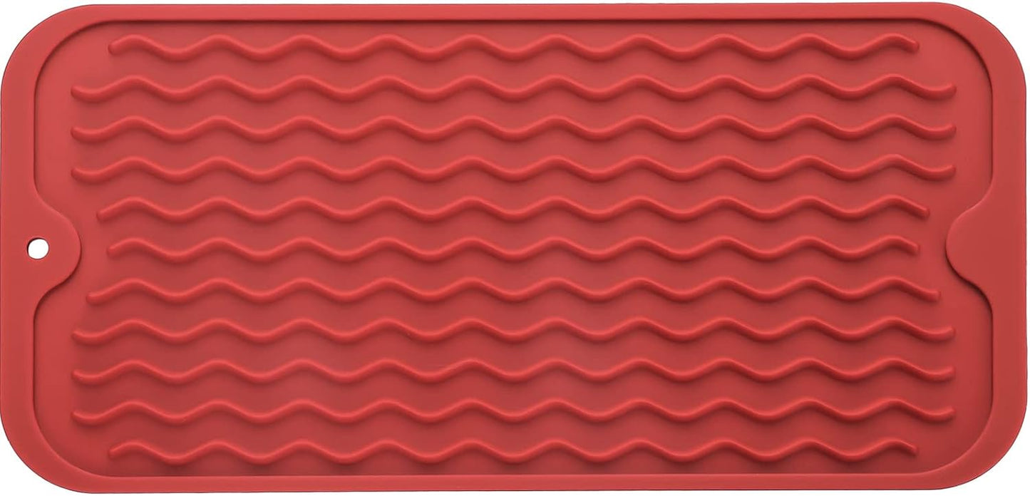 Silicone Dish Drying Mat for Multiple Usage,Easy clean,Eco-friendly,Heat-resistant Silicone Mat for