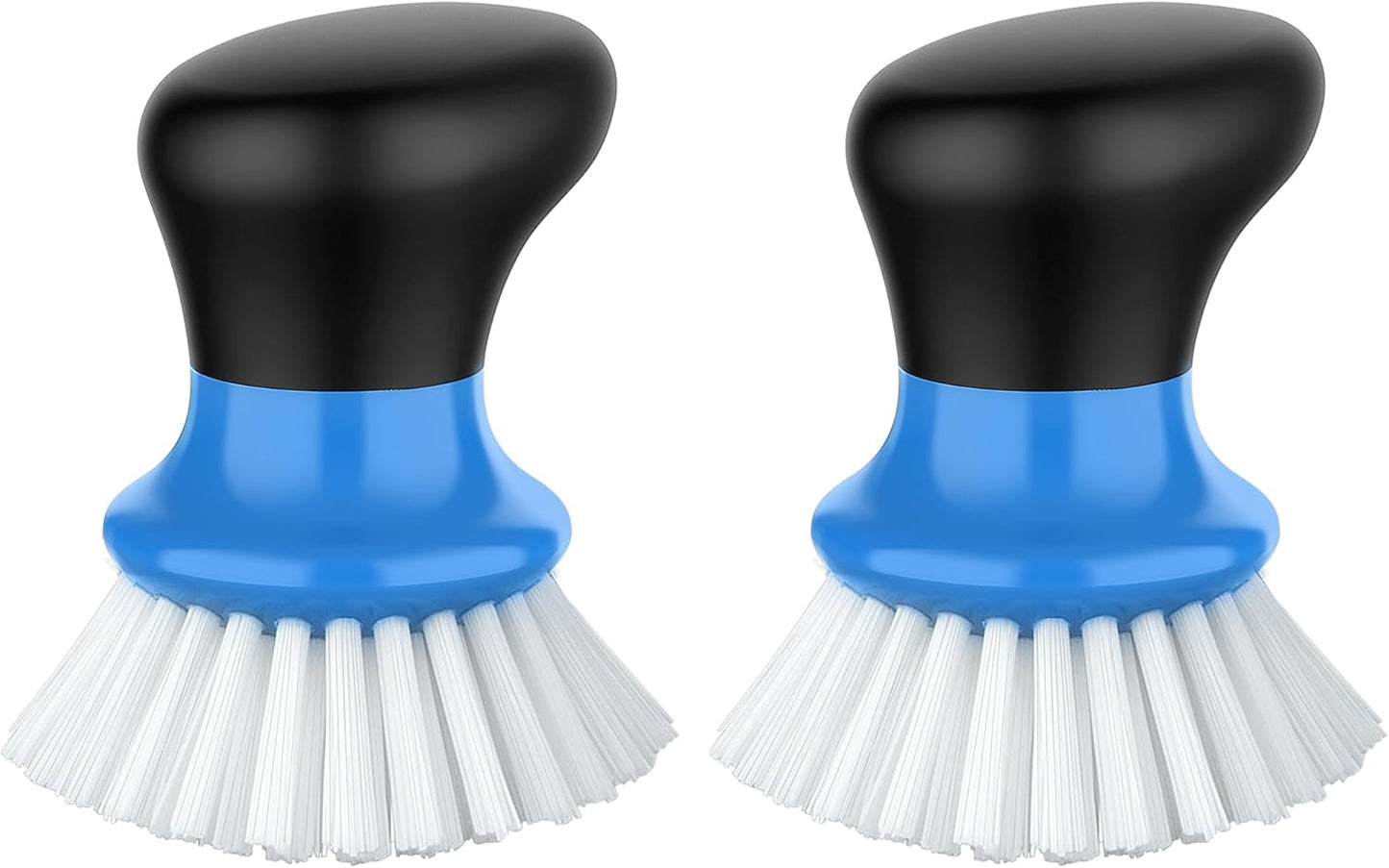 MR.SIGA Dish Scrub Brush, Palm Brush Dish Scrubber with Ergonomic Grip, Kitchen Brushes for Dishes