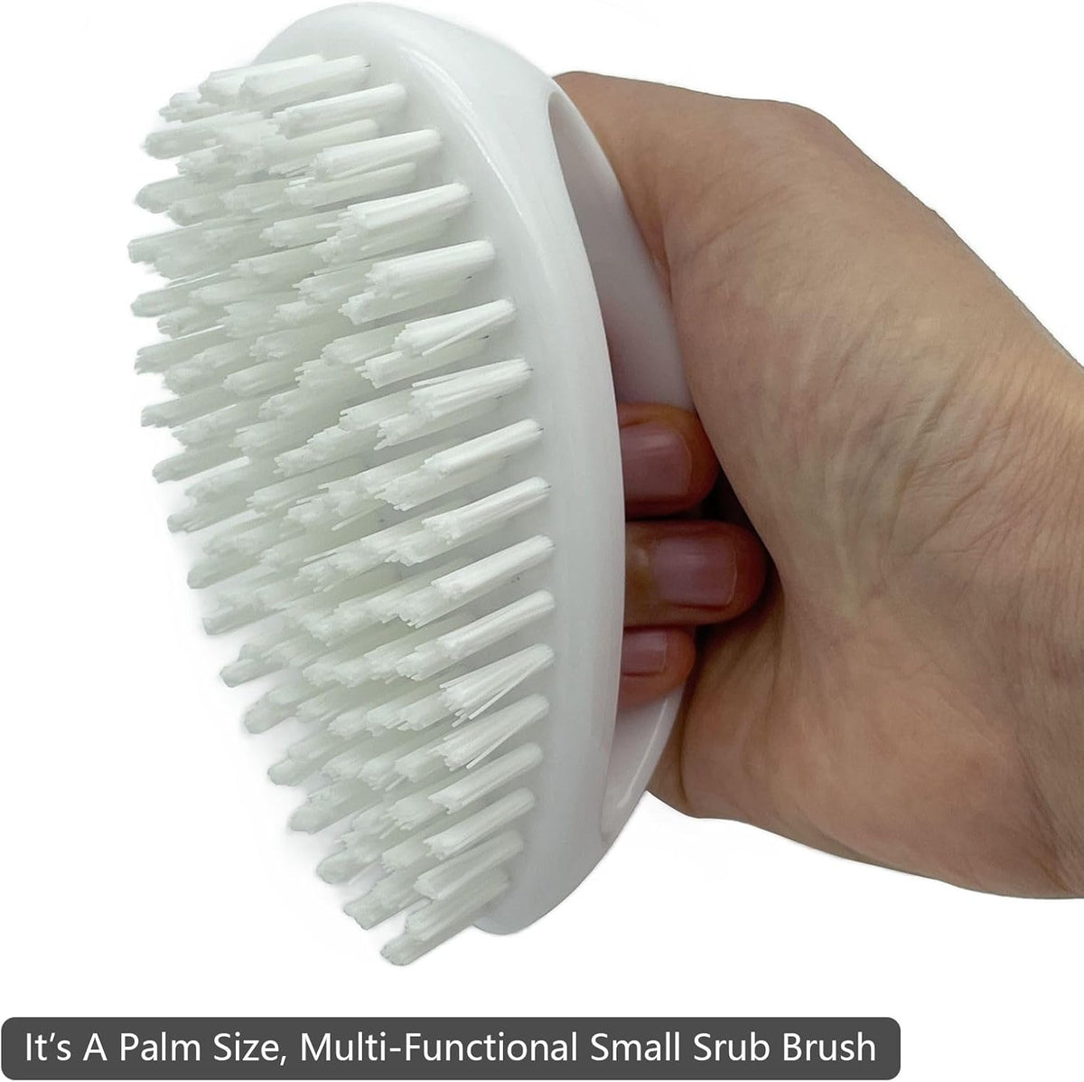 Scrub Brush for Cleaning Scrubbing Heavy Duty Stiff Nylon Bristles Cleaning Brush Multi-Purpose