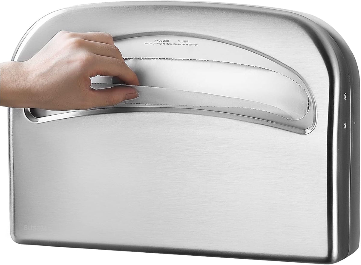 Toilet Seat Cover Dispenser Wall Mount Commercial, Half Fold Toilet Seat Cover Dispenser, 304