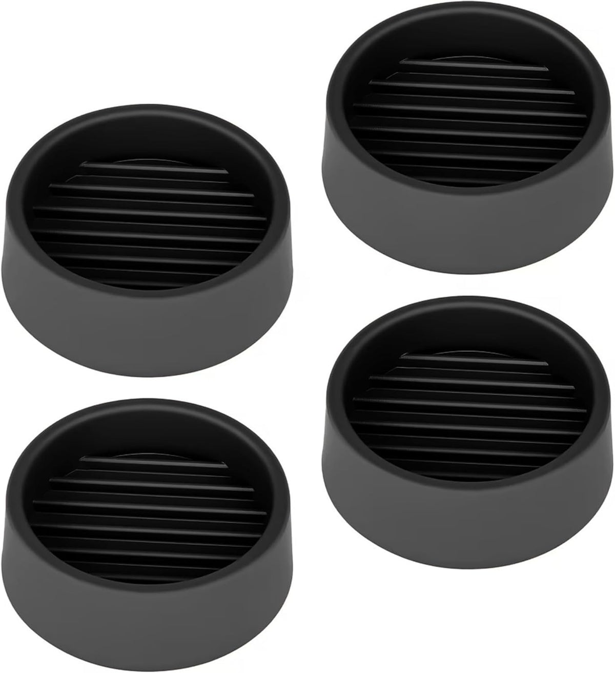Non Slip Furniture Pads, 1.5” Round Rubber Caster Cups, 4 Pcs Furniture Coasters, Anti-Slip
