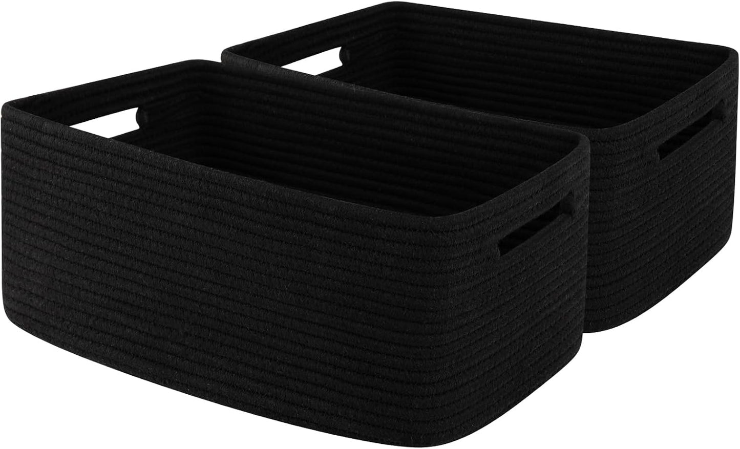 OIAHOMY Storage Basket for Shelves, Closet Cube Storage Bins Baskets for Clothes Blanket Towels