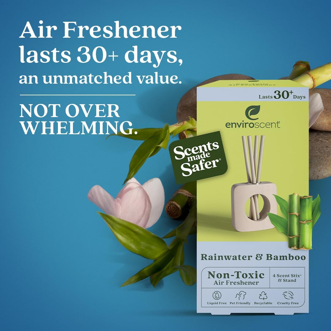 Enviroscent Non-Toxic Air Freshener for Home Essential Oil Diffuser | Fragrance Lasts Over 30 Days
