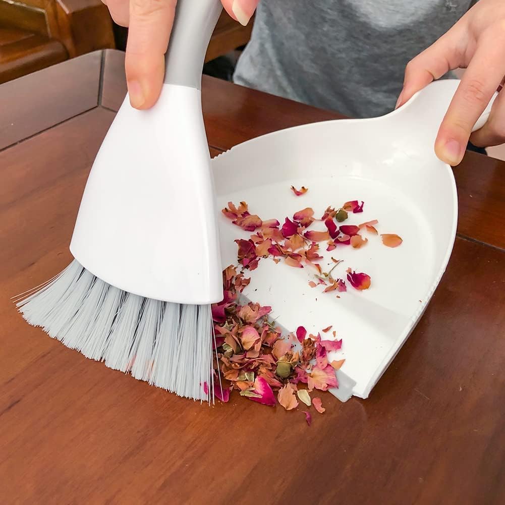 Dust pan Broom Brush Dustpan - Dustpan and Brush Set,Mini dust Pans with Brush,Dust Pan and Brush