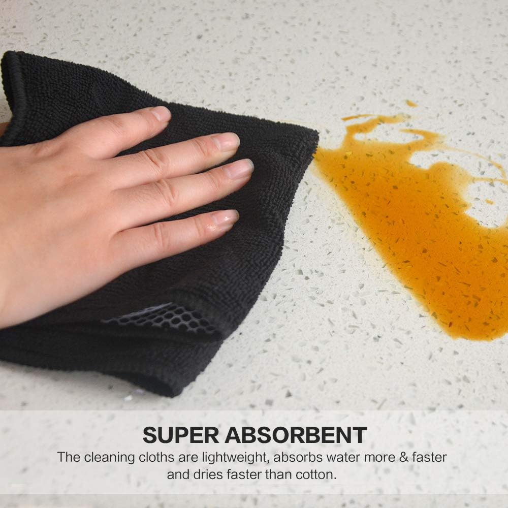 SINLAND Microfiber Dish Cloth for Wshing Dishes Dish Washing Rags Best Kitchen Washcloth Cleaning