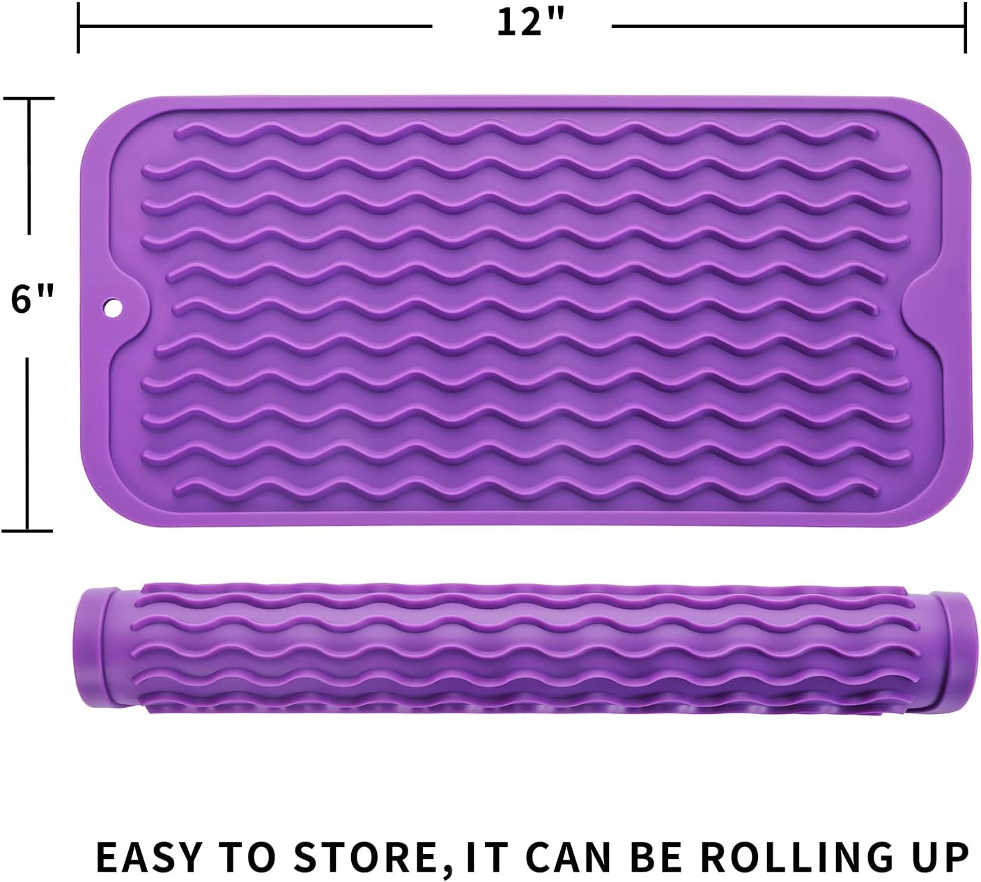 Silicone Dish Drying Mat for Multiple Usage,Easy clean,Eco-friendly,Heat-resistant Silicone Mat for