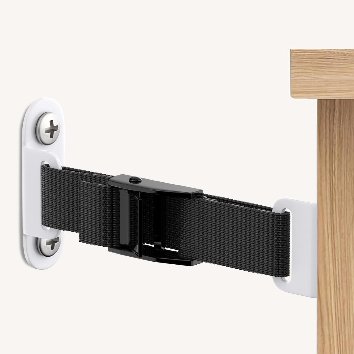 Furniture Anchors（2 Sets）for Baby Proofing Removable Anti Tip Furniture Anchors Adjustable